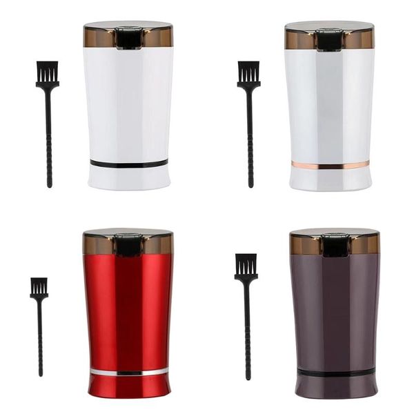 

mini electric coffee beans grinder kitchen salt pepper mill herbs nuts grind