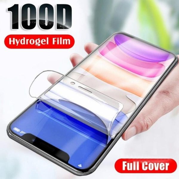 

soft full cover protective film for 6 6s 7 8 plus 11 pro max xr x xs max hydrogel film phone screen protector not glass