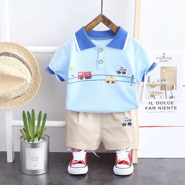 

2021 new suit children's short sleeve korean baby summer fashion, White