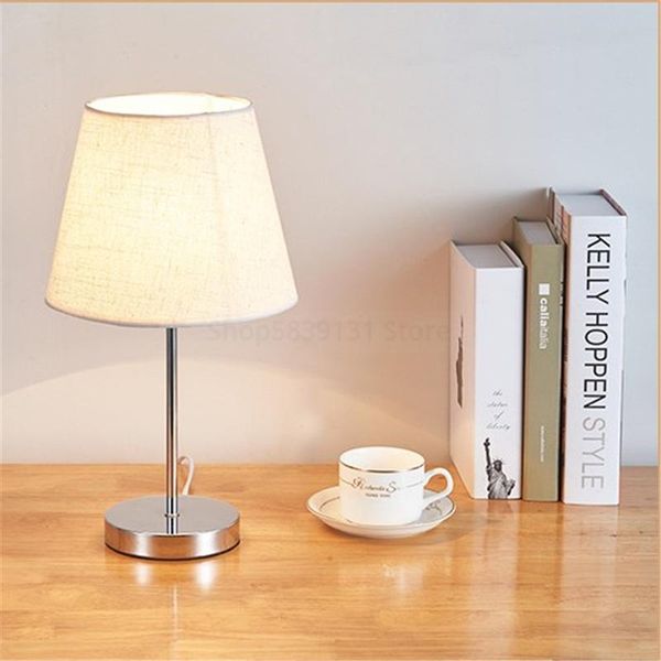 

table lamps nordic crystal for living room bedroom lamp led bedside modern study desk art deco vanity lights e27