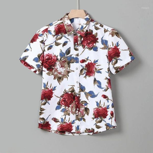 

summer fashion men shirt casual hawaiian shirt pocket short sleeve round hem loose shirts men dress blouse camisa masculina1, White;black