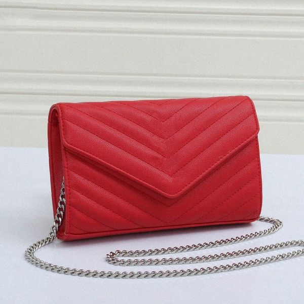 

dicky0750 handbags genuine leather bags chain purse fashion clutch envelope lady shoulder bag cowhide handbag presbyopic card holder purses