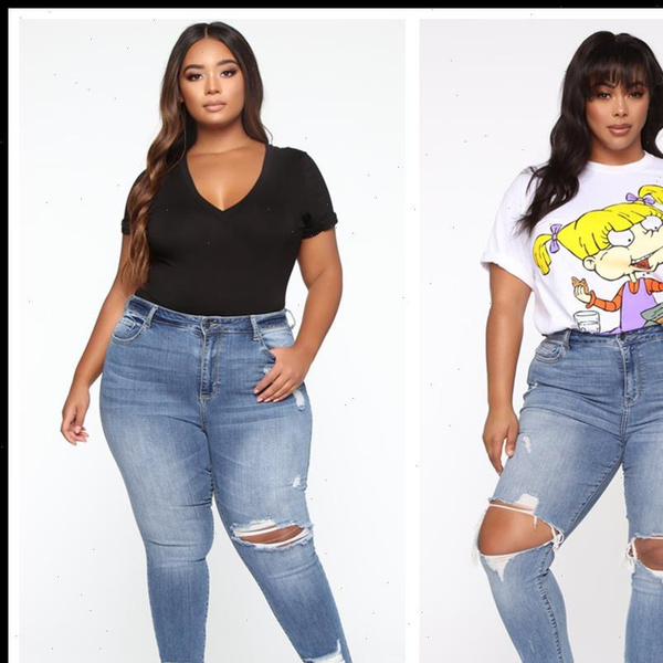 

plus size fashion ripped womens jean skinny denim pencil pants casual stretch l 4xl global drop, Blue