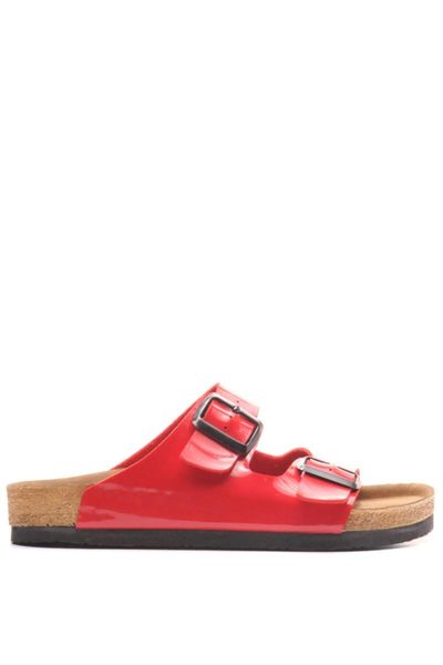 

slippers 181563 red patent leather women, Black