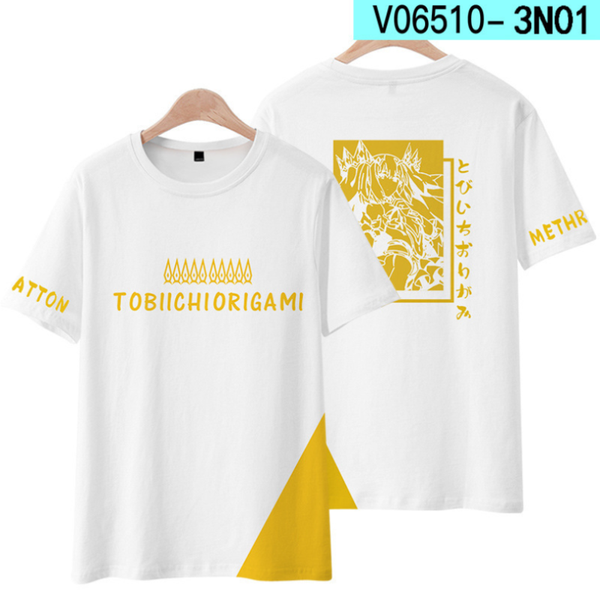 

men's t-shirts fashion casual 3d printing summer tees date a live cosplay shirt round neck top, White;black