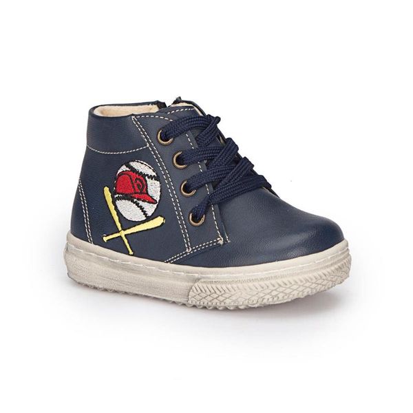 

sneakers flo 72.509564.b navy blue male child sneaker shoes polaris, Black;red