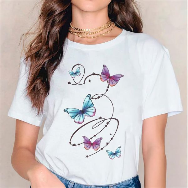

and women butterfly flower mens casual summer spring clothes tshirts womens ladies graphic female tee clothing, White;black