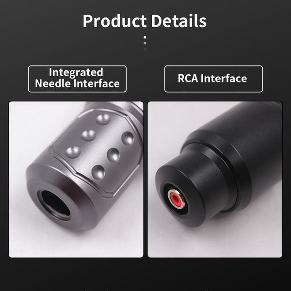 

coreless motor rotary tattoo machine rca interface professional rotary cartridge short tattoo pen for tattoo artistsscouts