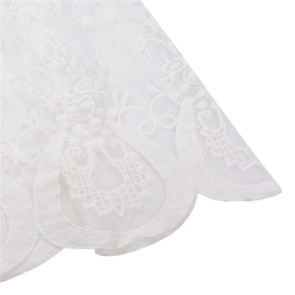 

2021 meihuida womens cover-up lace bathing suit solid smock shirt fashion high split beachwear swimwear, Black