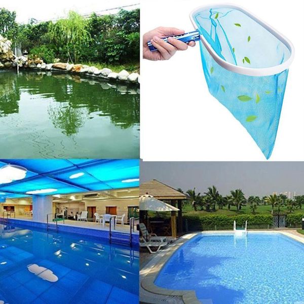 

pool & accessories home garden swimming cleaning net mesh blue leaf skimmer