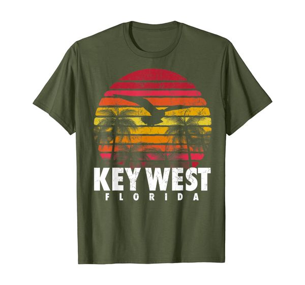 

KEY WEST Florida Vintage Retro Sunset Beach Men Women Gift T-Shirt, Mainly pictures