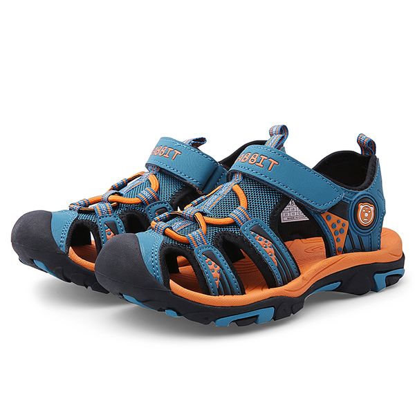 

boys sandals girls sport water sandals closed toe outdoor kids shoes toddler little kid big kid, Black;red