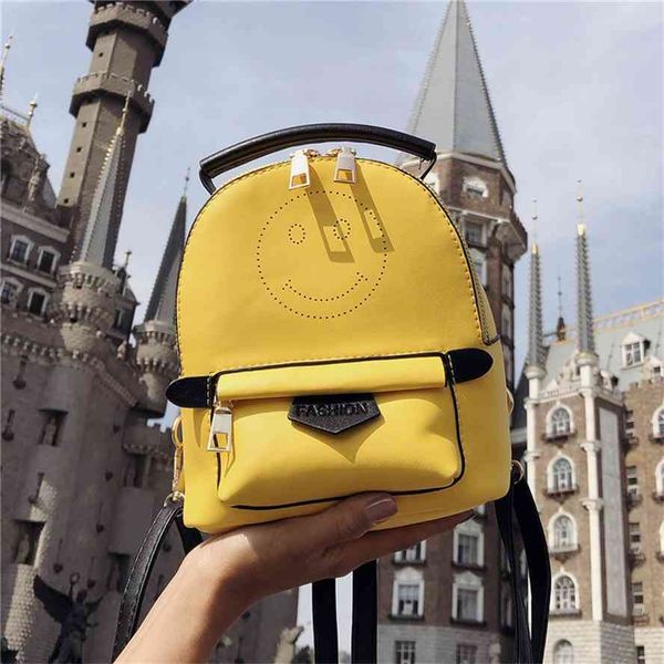 

summer new mini women's 2021 korean versatile fashion backpack leisure simple schoolbag small bag