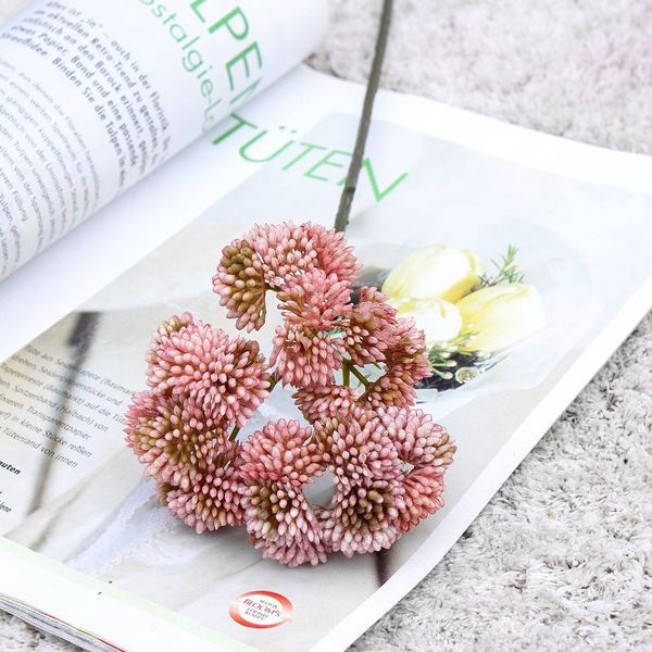 

decorative flowers & wreaths 2pcs autumn color rice fruit plastic artificial for home decoration furnishings wedding pography ornaments