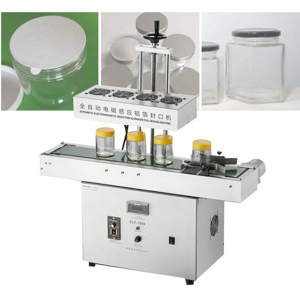 

automatic aluminum foil sealing machine snack can induction sealing machine aluminum foil