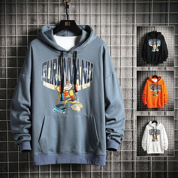 

2021 new breed of men hoodie hoodies with long sleeve hood hip hop streetwear clothing plus size m-4xl xvdt, Black
