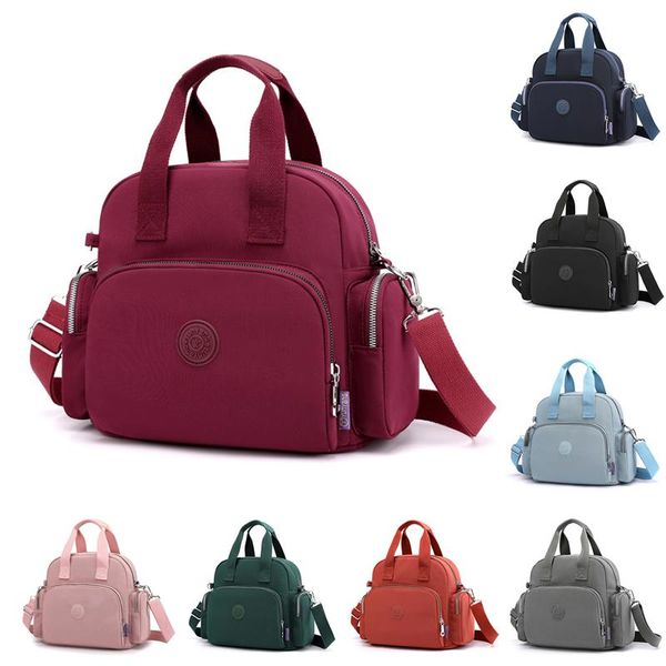 

evening bags 8 colors women shoulder bag multi functional usb charge large capacity solid ladies handbag zipper female crossbody