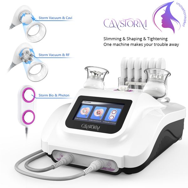 Máquina de emagrecimento CaVstorm 40K Cavitação ultrassônica 3.0 Storm Vacuum Cavi Probe para jateamento concentrado de gordura