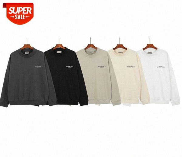 

brand fog double line essentials crew neck sweater ouyang nana with #182a, Black