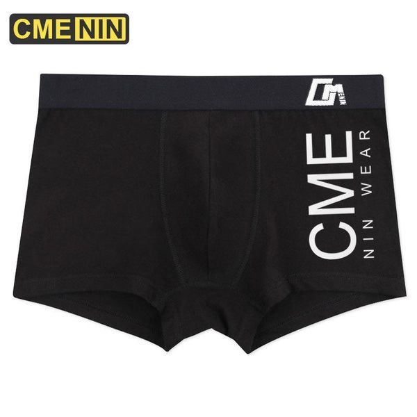 

underpants cmenin cotton underwear mens boxer men's comfortable men shorts boxers ropa interior hombre cm212, Black;white