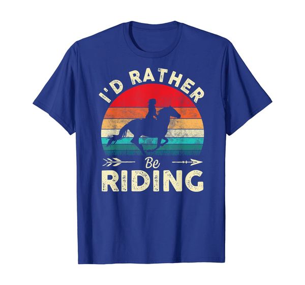 

i'd rather be riding t-shirt horse lover shirt gift, White;black