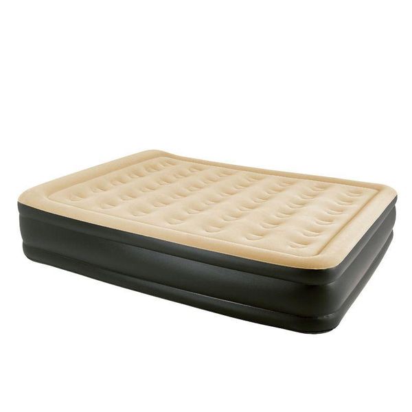 

outdoor pads inflatable mattress household flocking bed foldable heightened built-in pump portable lunch break