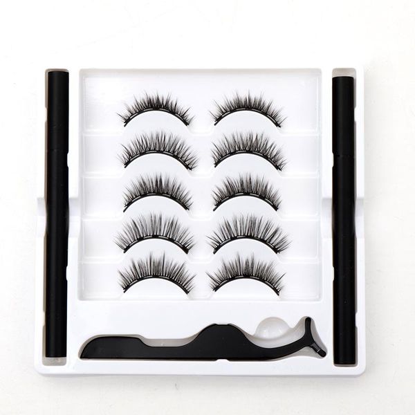 

false eyelashes 2021 magnetic natural set glue