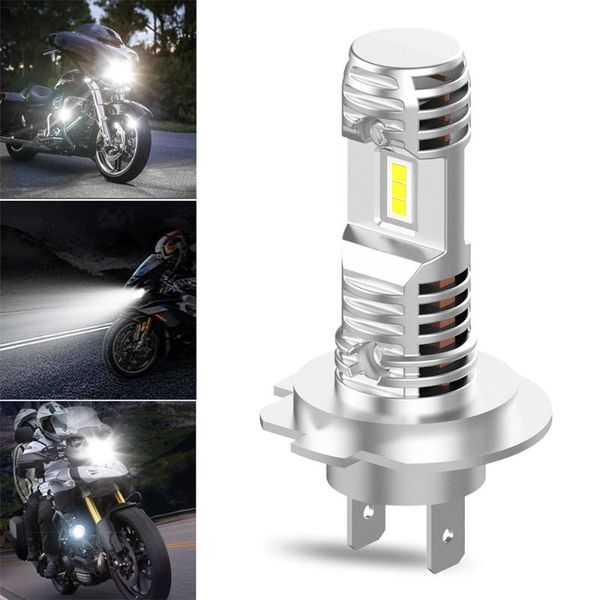 

car headlights 1pc h7 led motorcyle headlight bulbs no error 15w high power csp canbus lamps 12v front lights for motorbike white 6000k