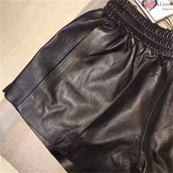 

2021 new fashion genuine sheep hide g5 shorts hy7g, White;black