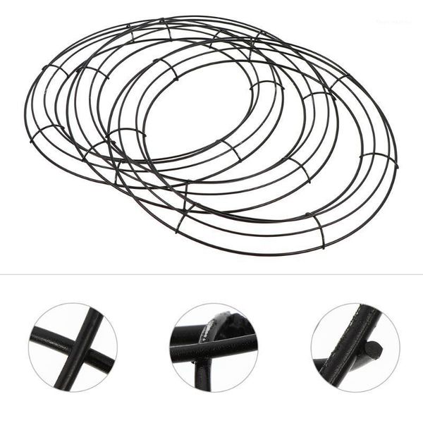 

3pcs iron flower wreath hoop frame decorative loop home decor1