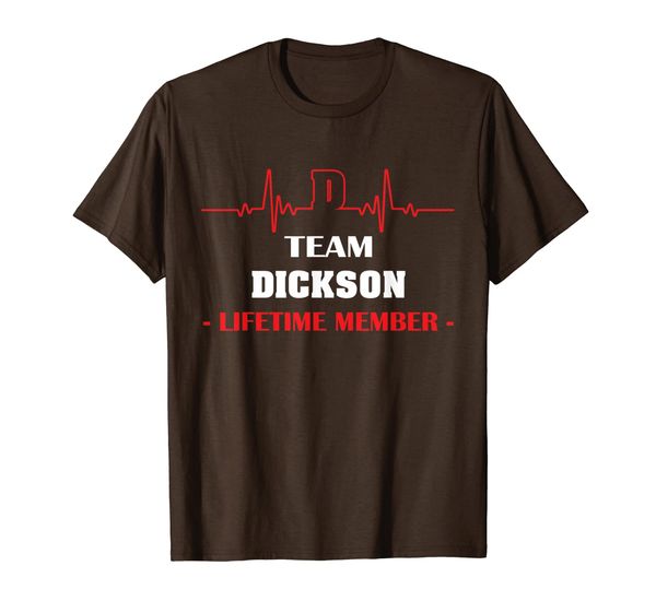 

team dickson lifetime member family youth kid shirt 5ts, White;black