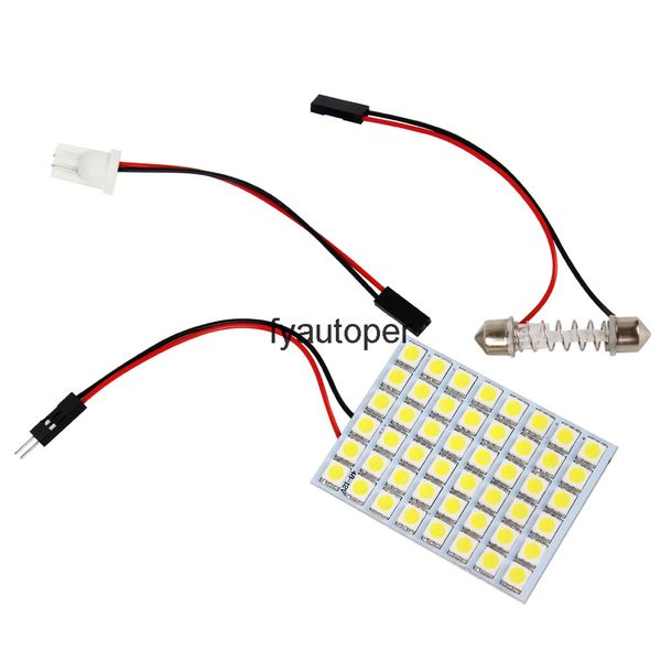 DC 12 V Araba T10 BA9S Adaptörü 48 5050 SMD Panel Styling Işık Kaynağı Süper Parlak İç Işıklar