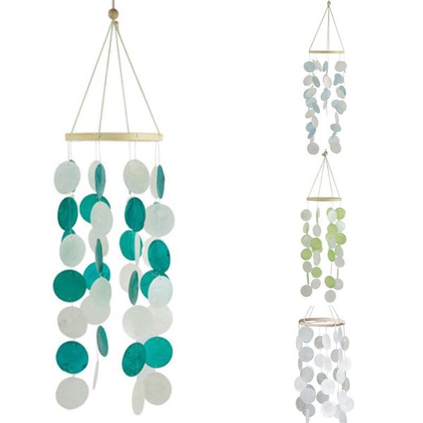 

decorative objects & figurines shell wind chime room decoration nordic style home kids nursery decor hanging chimes wall