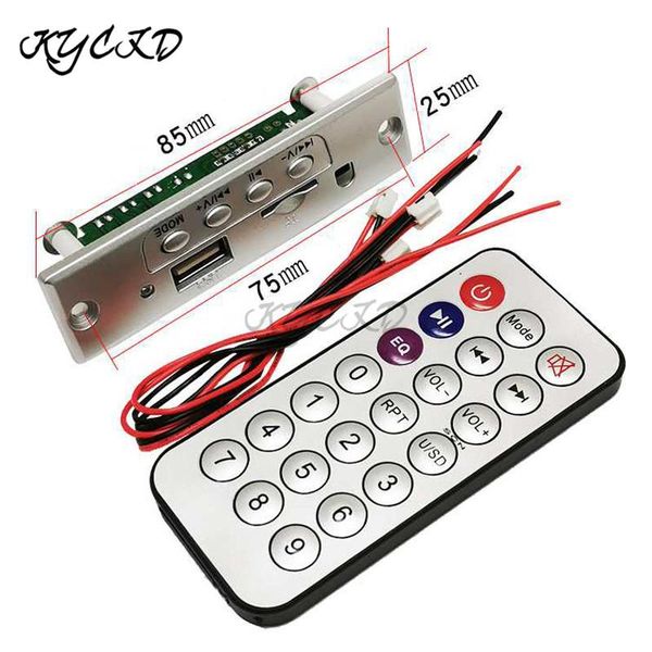 

& mp4 players 3.7v-5v mp3 wav decoder board audio module support usb tf for car music player speaker with remote control