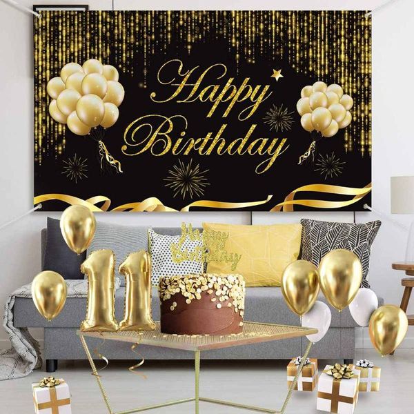 

party decoration 3 sizes gold balloon birthday backdrop pography gift child customized poster portrait po background for studio