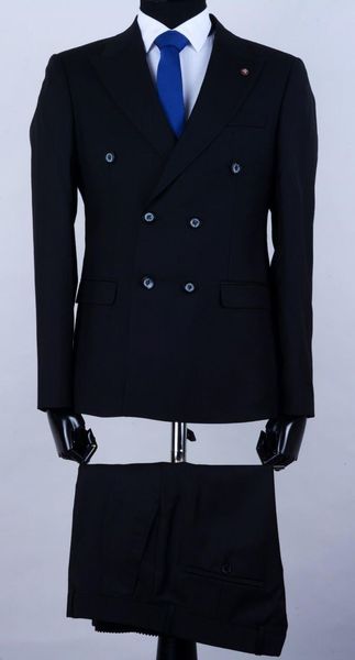 

men's suits & blazers s hombre double-breasted men suit d3vf, White;black
