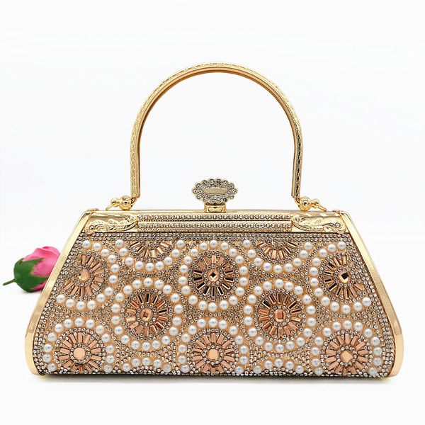

evening bag dandelion diamond dinner princess party cheongsam banquet annual meeting metal pu