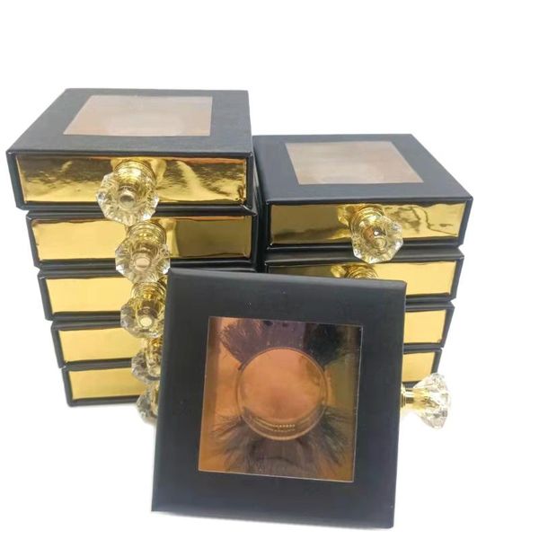 

false eyelashes 25mm mink eyelash natural fake lashes long make up 5d extension in square box