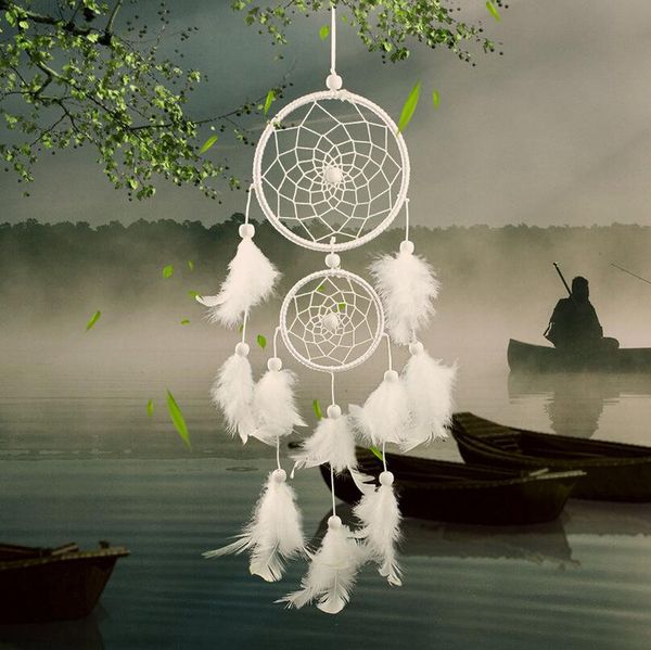 

decorative objects & figurines dream catcher room decor feather weaving catching up the angle dreamcatcher wind chimes style religious masco