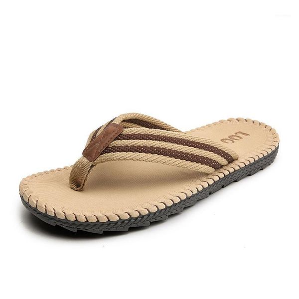 

fashion man slippers summer cool flip flops men soft beach indoor shoes mules zapatos hombre wholesale1, Black