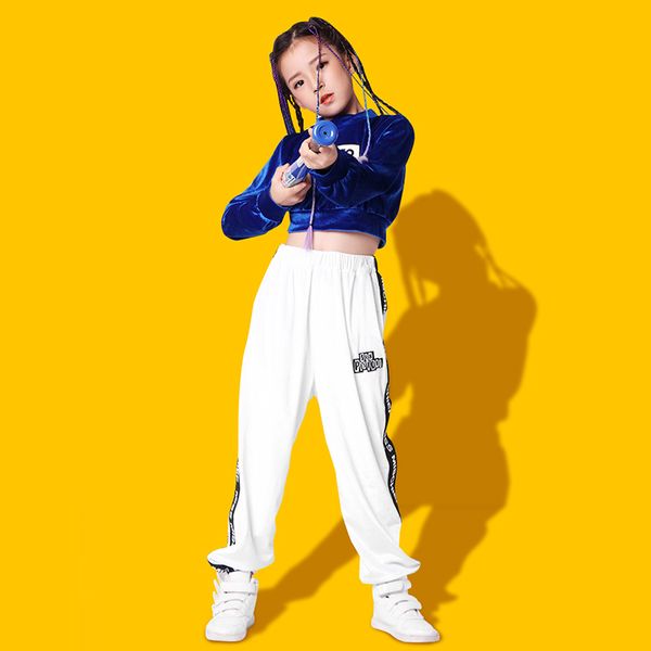 

pheasant you spirit children hip hop suit a juvenile hiphop summer hip hop navel jazz dance show suit, Black;red