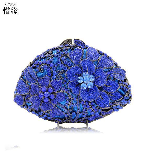 

women hollow out crystal evening clutches small handbag purse wedding box clutch bag bridal wedding handbag designer purse party
