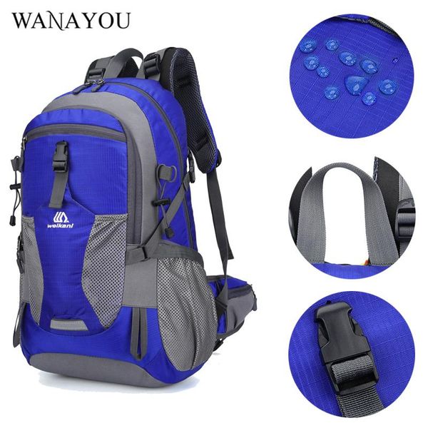 

outdoor bags 40l large capacity backpack,wear-resisting multi-functional running hiking travel shoulder bags,waterproof climbing