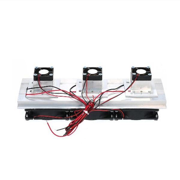 

fans & coolings electron semiconductor refrigeration cooler 12v 180w triple fan module kit diy peltier thermoelectric cooling system