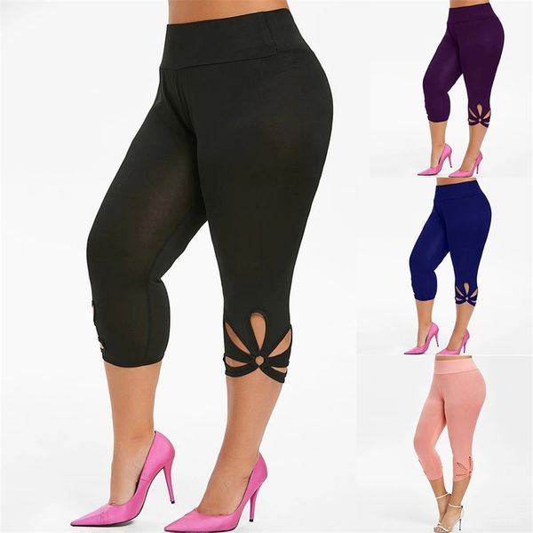 5XL Plus Size Leggings Donne Vita alta Legging Gym Abbigliamento Jogging Femme Leggins Pantaloni sportivi Elastici Pantaloni Stretch Stretch Pantaloni da fitness 211215