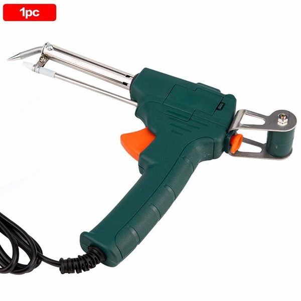 60w estanho eléctrico soldering ferro kit automático envia arma elétrica estação de solda dica dica tweezers fio de soldagem de fio