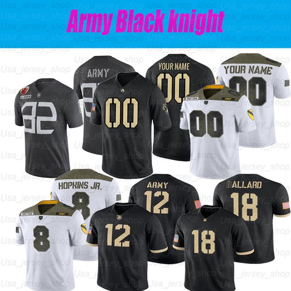 

custom army black knights #1 jabari laws #8 kelvin hopkins jr. #13 christian anderson #25 connor slomka jerseys
