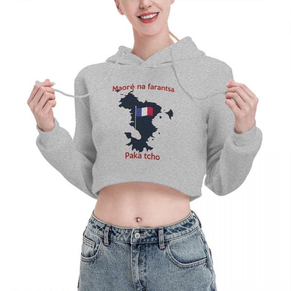 

women's hoodies & sweatshirts vintage print sweater 00s women crop maore na farantsa paka tcho essential open navel cat ear streetw, Black