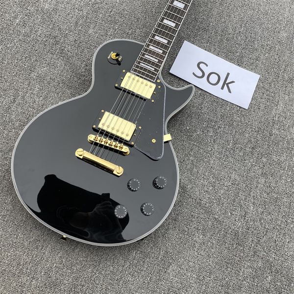 

new style,handwork custom durable electric guitar.pickups.mahogany body guitarra.black color guitarra guitars