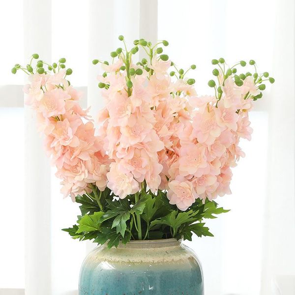 

artificial fake flower plastic pe romantic colorful banquet for wedding home decor silk flowers artificial plants 1 pc